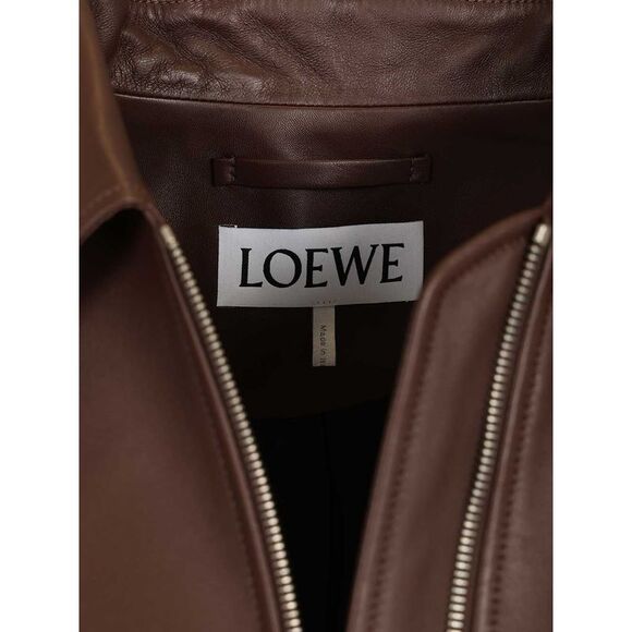 Loewe Women Draped Jacket In Calfskin Nappa - Picture 4 of 6